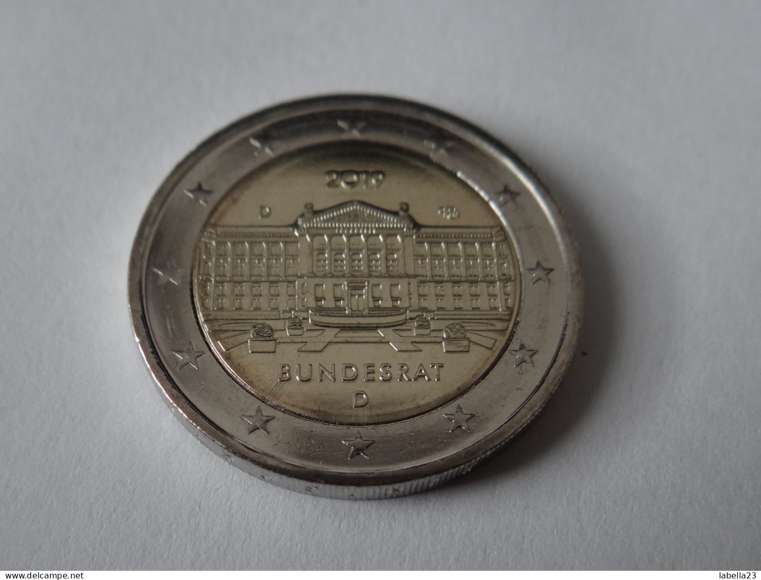 2 Euro Gedenkmünze 2019 -"Bundesrat", Ausg.D München - Duitsland