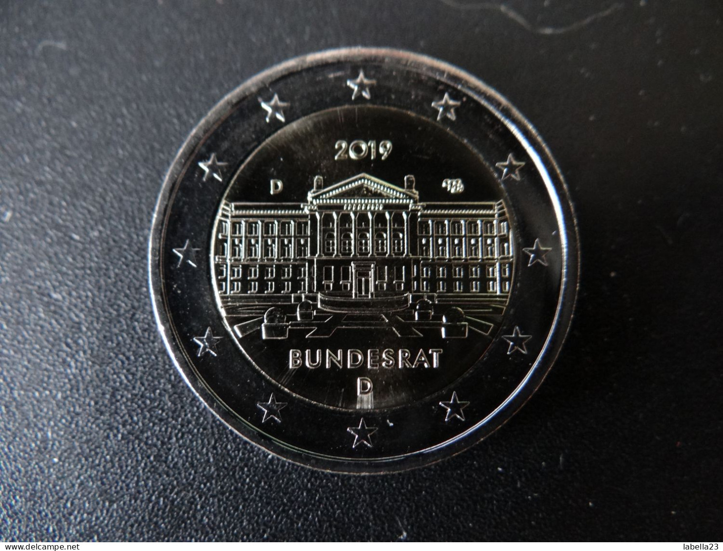 2 Euro Gedenkmünze 2019 -"Bundesrat", Ausg.D München - Alemania