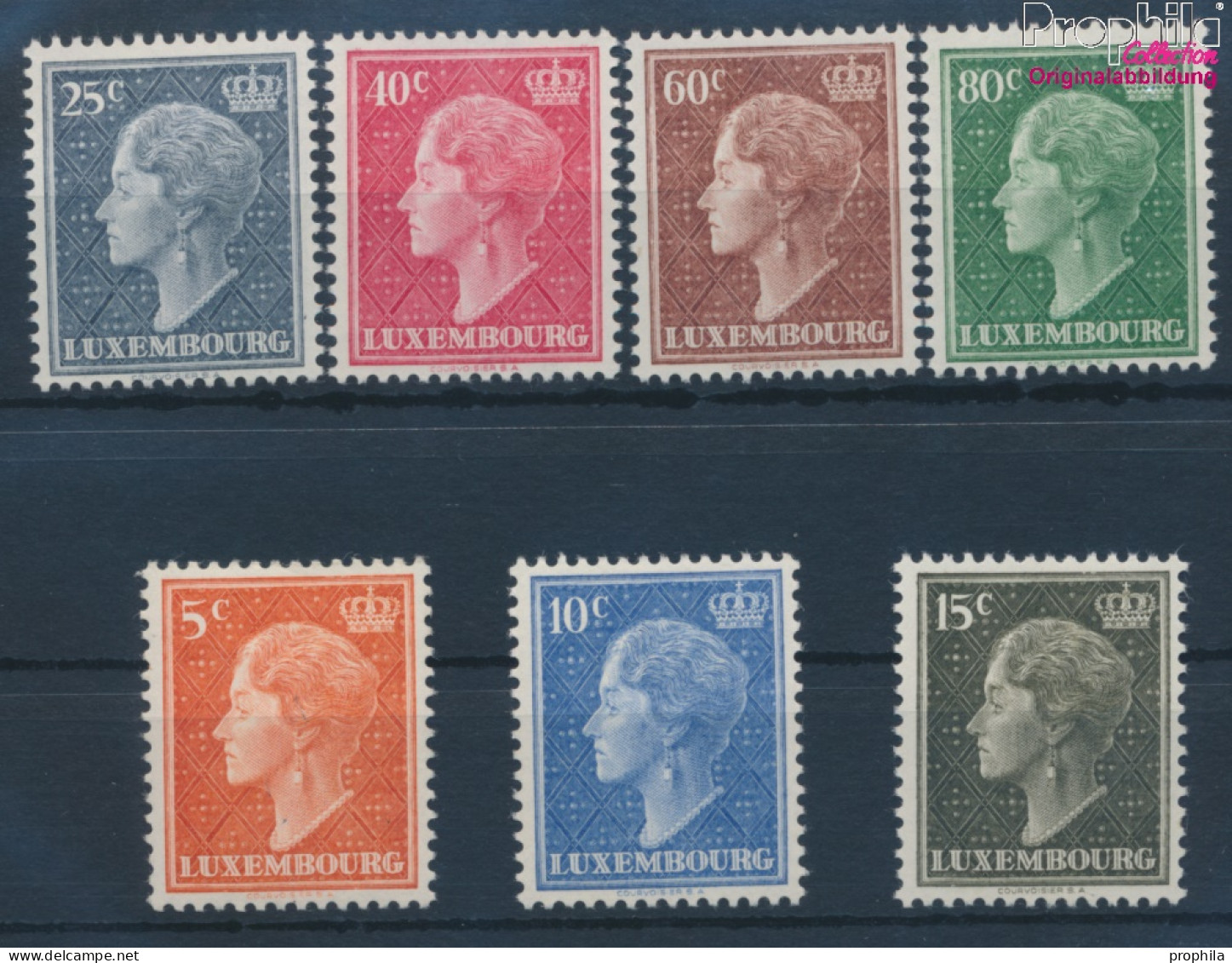 Luxemburg 442-448 Postfrisch 1949 Charlotte (10386407 - Ungebraucht