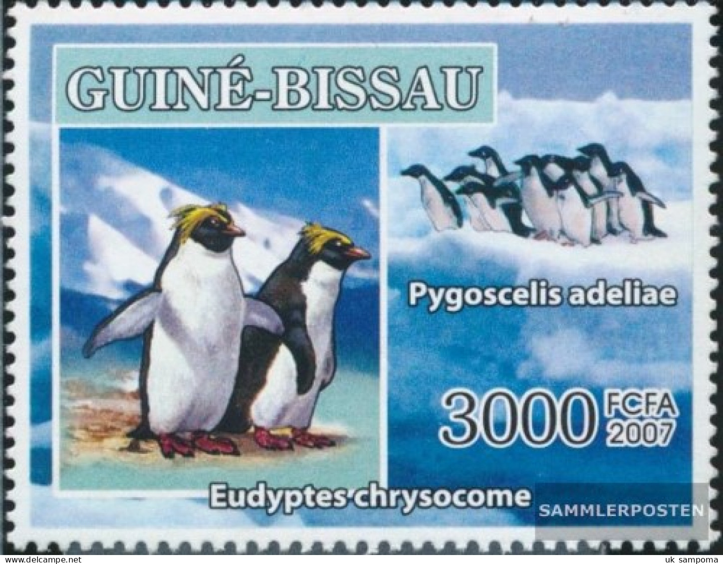 Guinea-Bissau 3612 (complete. Issue) Unmounted Mint / Never Hinged 2007 Birds - Penguins - Pfadfinderlogo - Guinea-Bissau