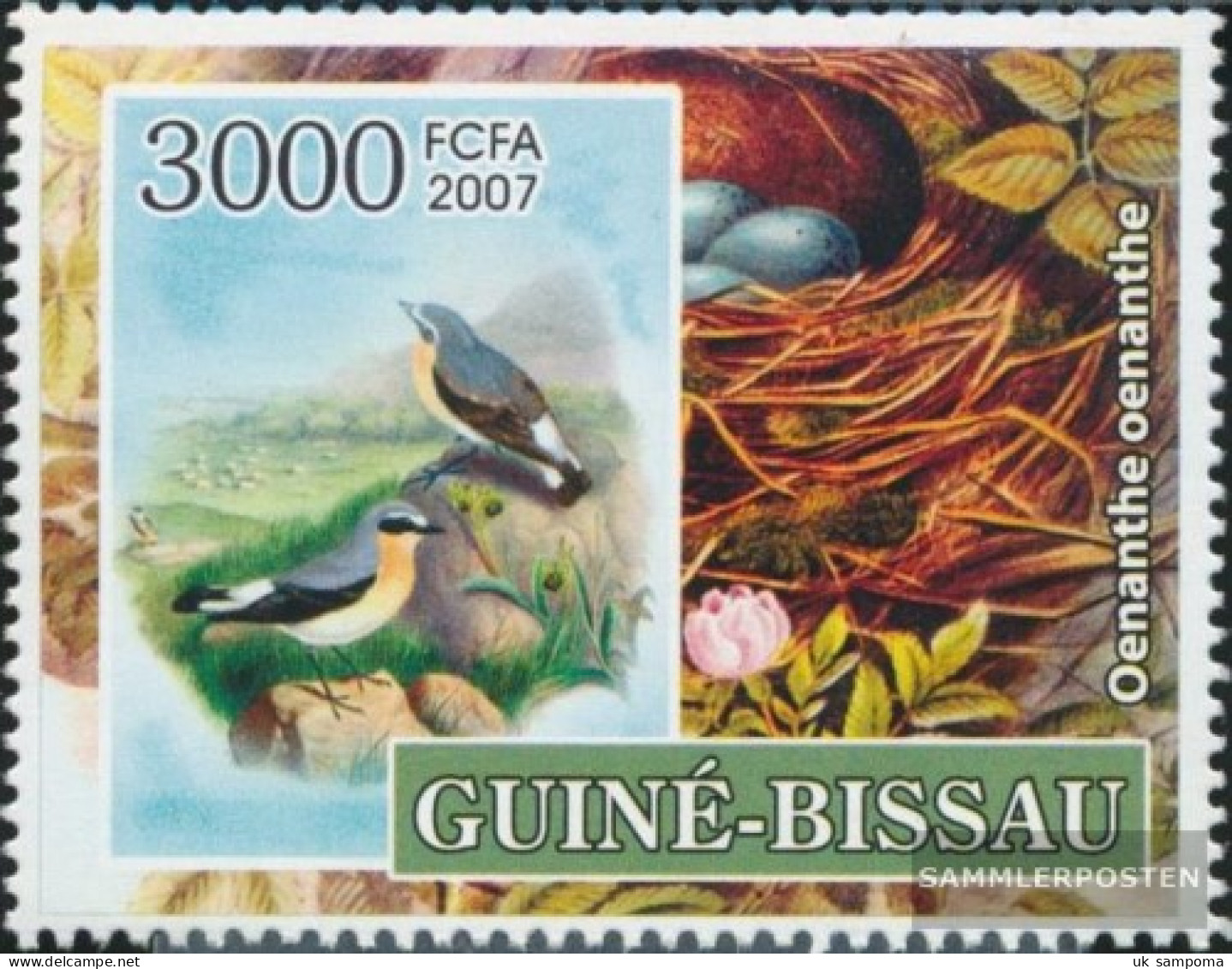 Guinea-Bissau 3610 (complete. Issue) Unmounted Mint / Never Hinged 2007 Birds - Steinschmätzer - Scouts - Guinea-Bissau