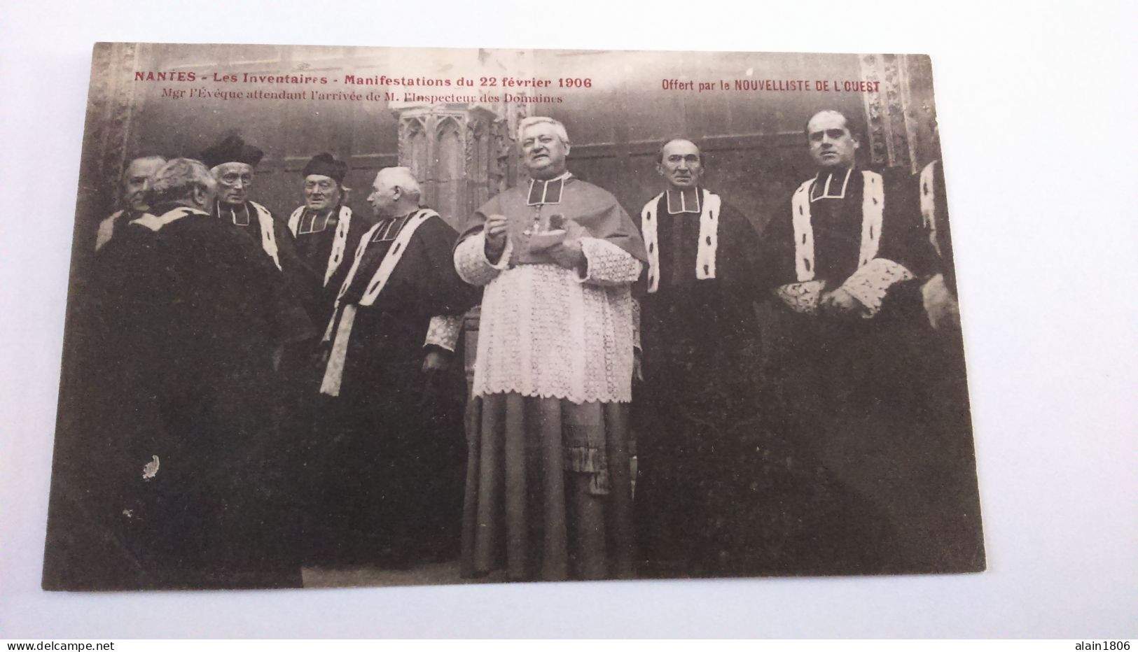 Carte Postale Ancienne ( AA8 ) De Nantes , Manifestation Du 22 Février 1906 - Nantes