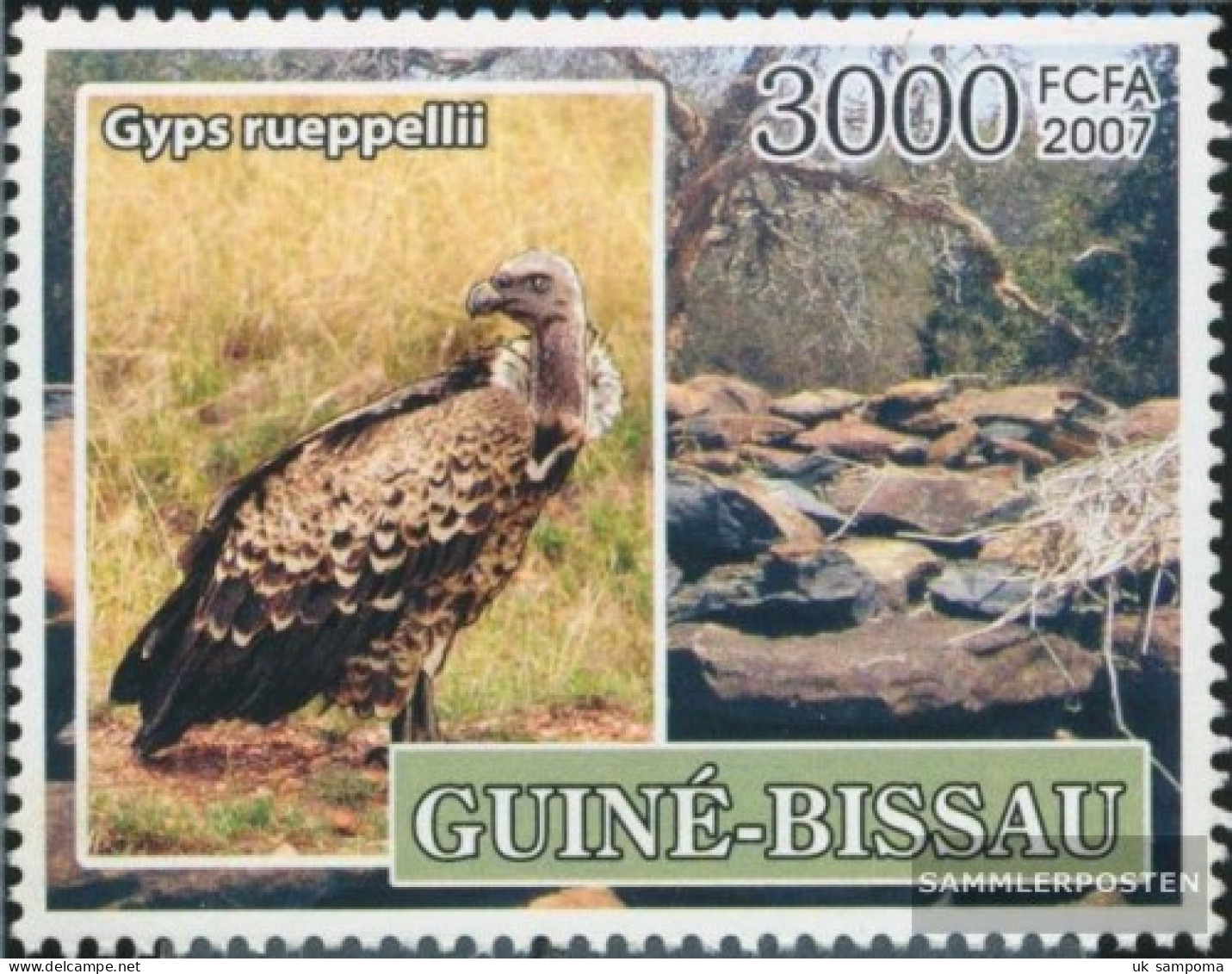 Guinea-Bissau 3607 (complete. Issue) Unmounted Mint / Never Hinged 2007 Birds - Geier - Pfadfinderlogo - Guinea-Bissau
