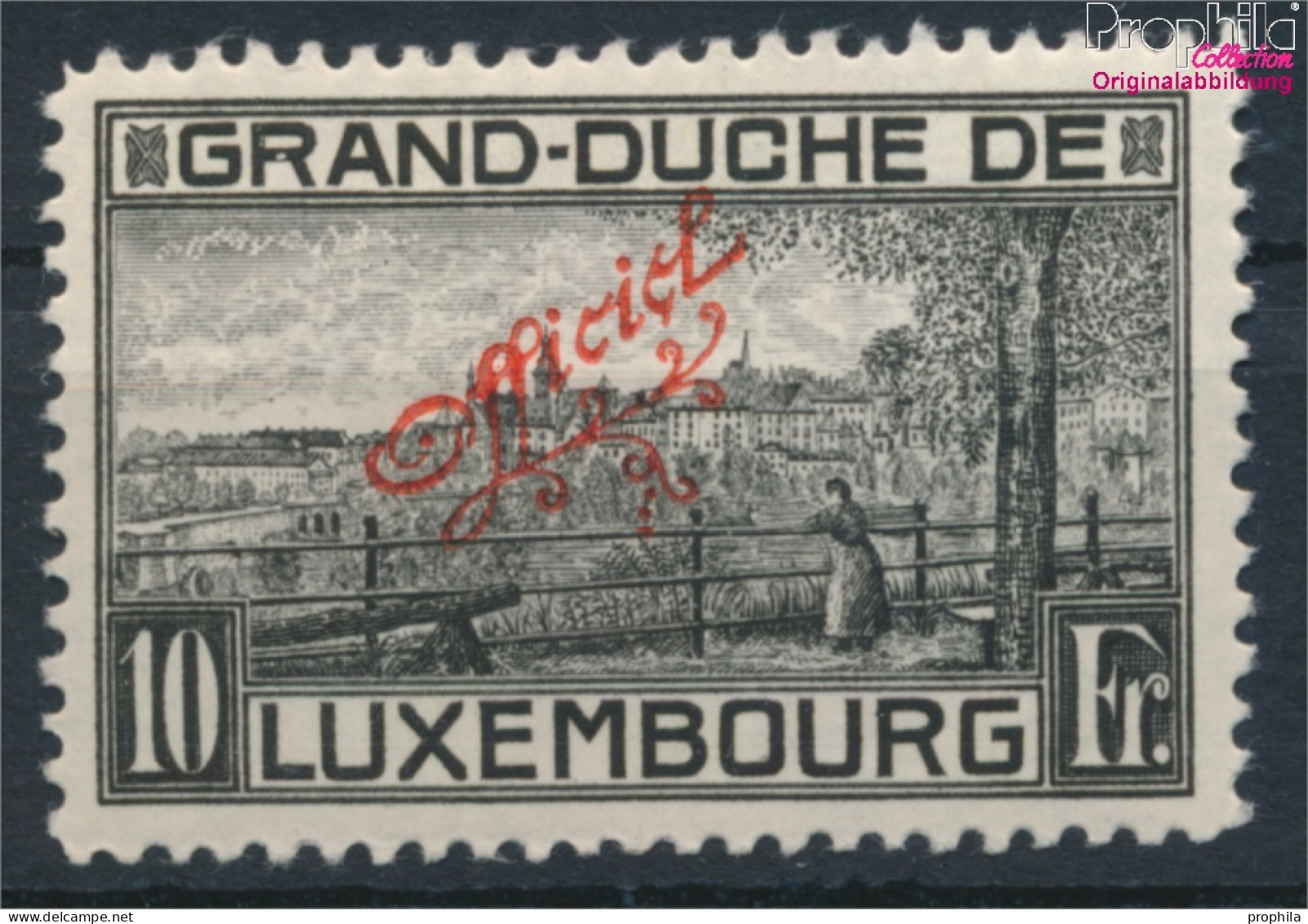 Luxemburg D128A Postfrisch 1922 Dienstmarke (10368807 - Neufs