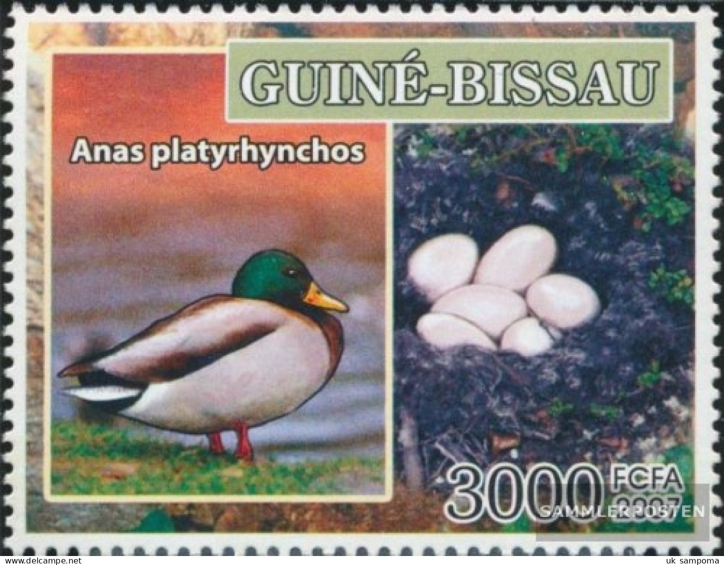 Guinea-Bissau 3601 (complete. Issue) Unmounted Mint / Never Hinged 2007 Birds - Ducks - Pfadfinderlogo - Guinea-Bissau