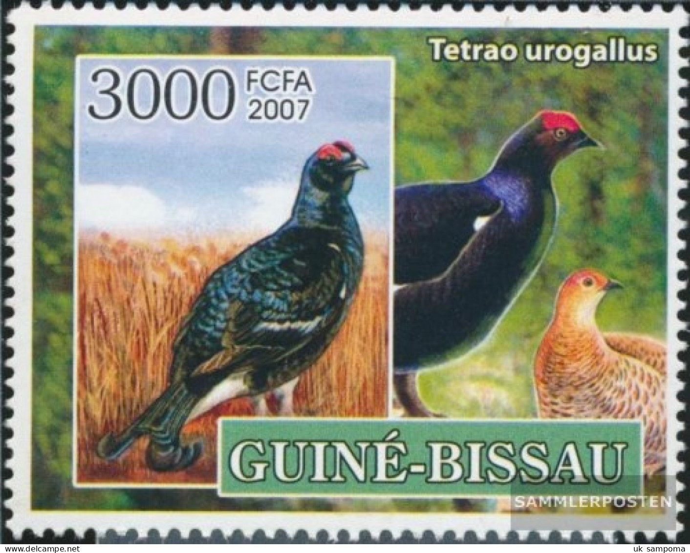 Guinea-Bissau 3599 (complete. Issue) Unmounted Mint / Never Hinged 2007 Birds - Pheasants - Pfadfinderlogo - Guinea-Bissau