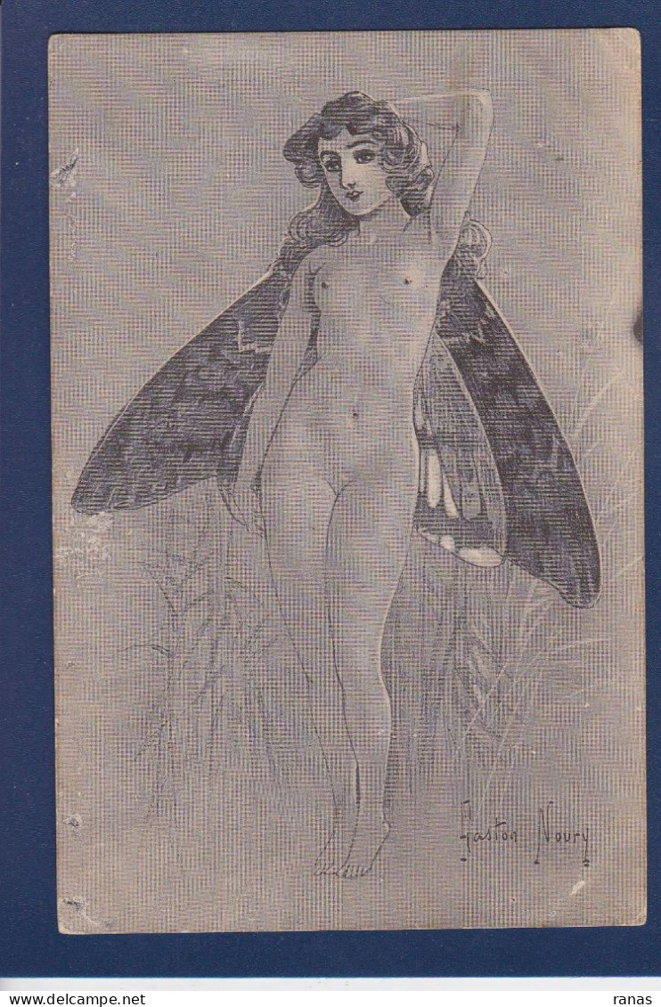 CPA Noury Gaston Femme Woman Illustrateur Non Circulée érotisme Surréalisme Femme Papillon - Femmes