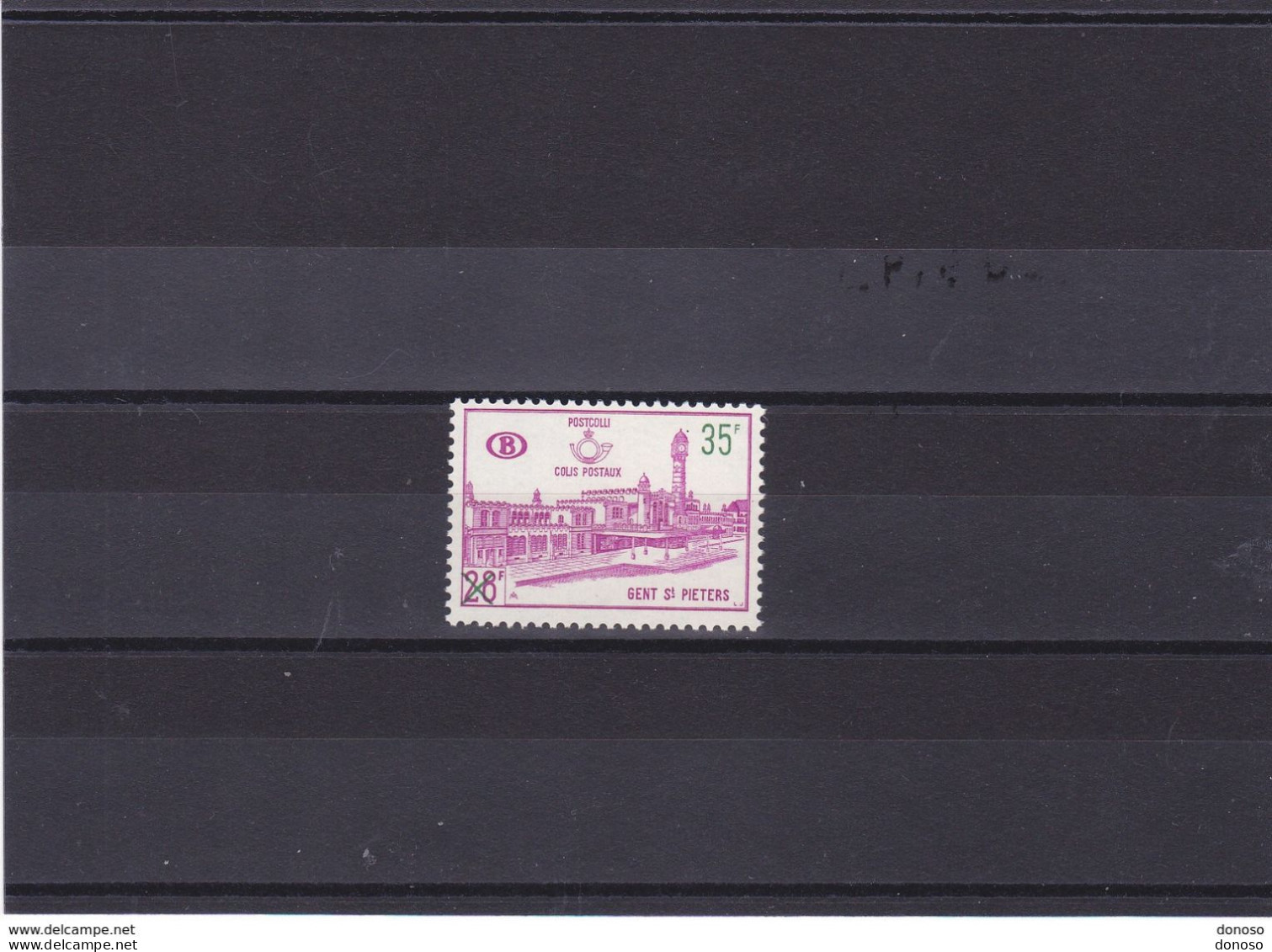 BELGIQUE 1966 GARE DE GAND Yvert 377 NEUF** MNH Cote 6 Euros - Postfris
