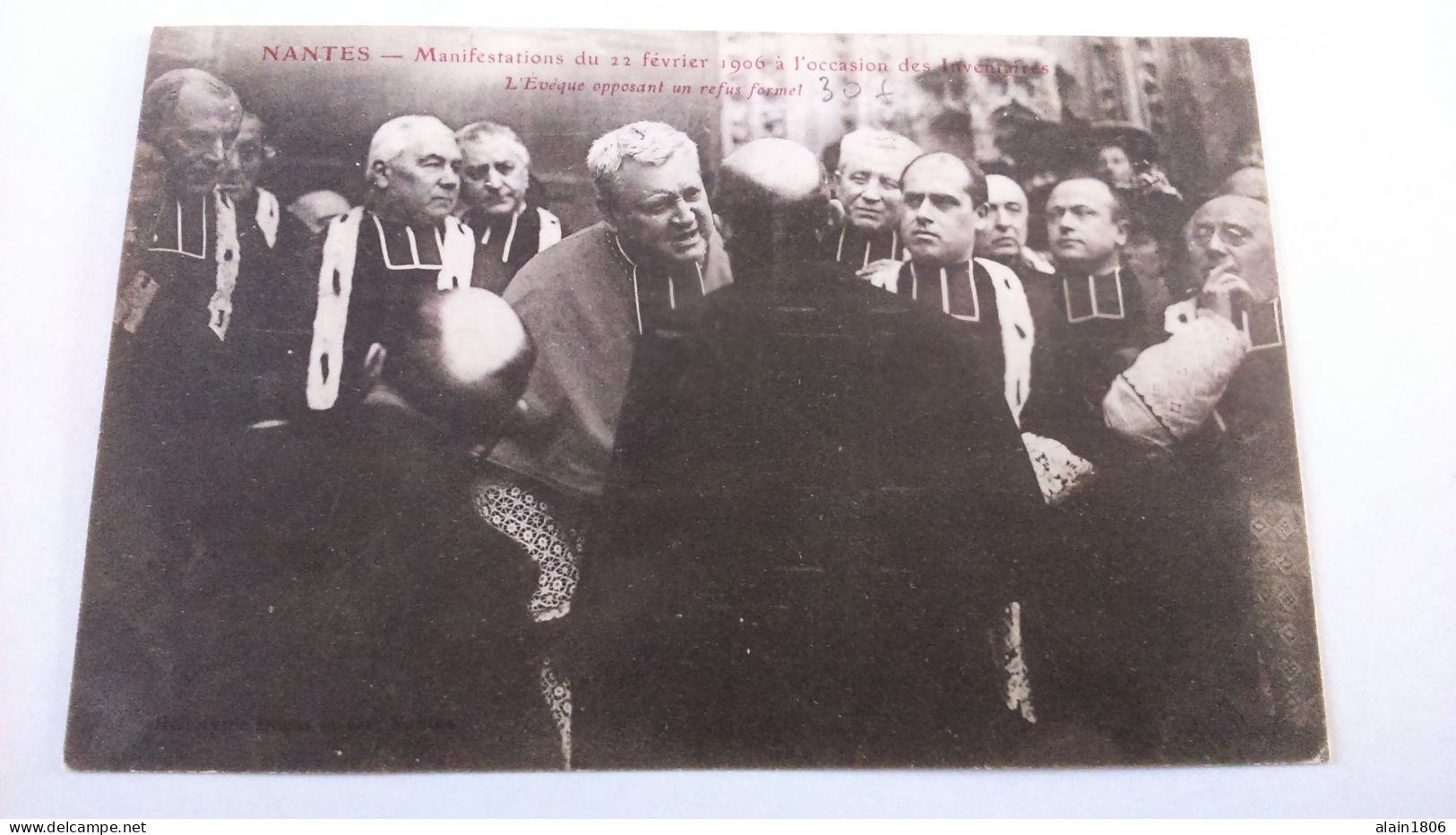 Carte Postale Ancienne ( AA8 ) De Nantes , Manifestation Du 22 Février 1906 - Nantes