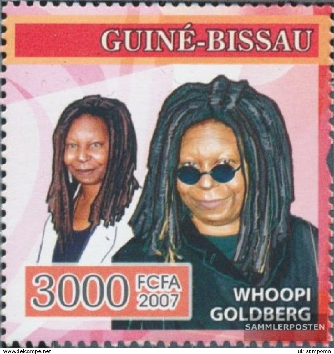 Guinea-Bissau 3465 (complete. Issue) Unmounted Mint / Never Hinged 2007 Whoopi Goldberg (Cinema) - Guinea-Bissau