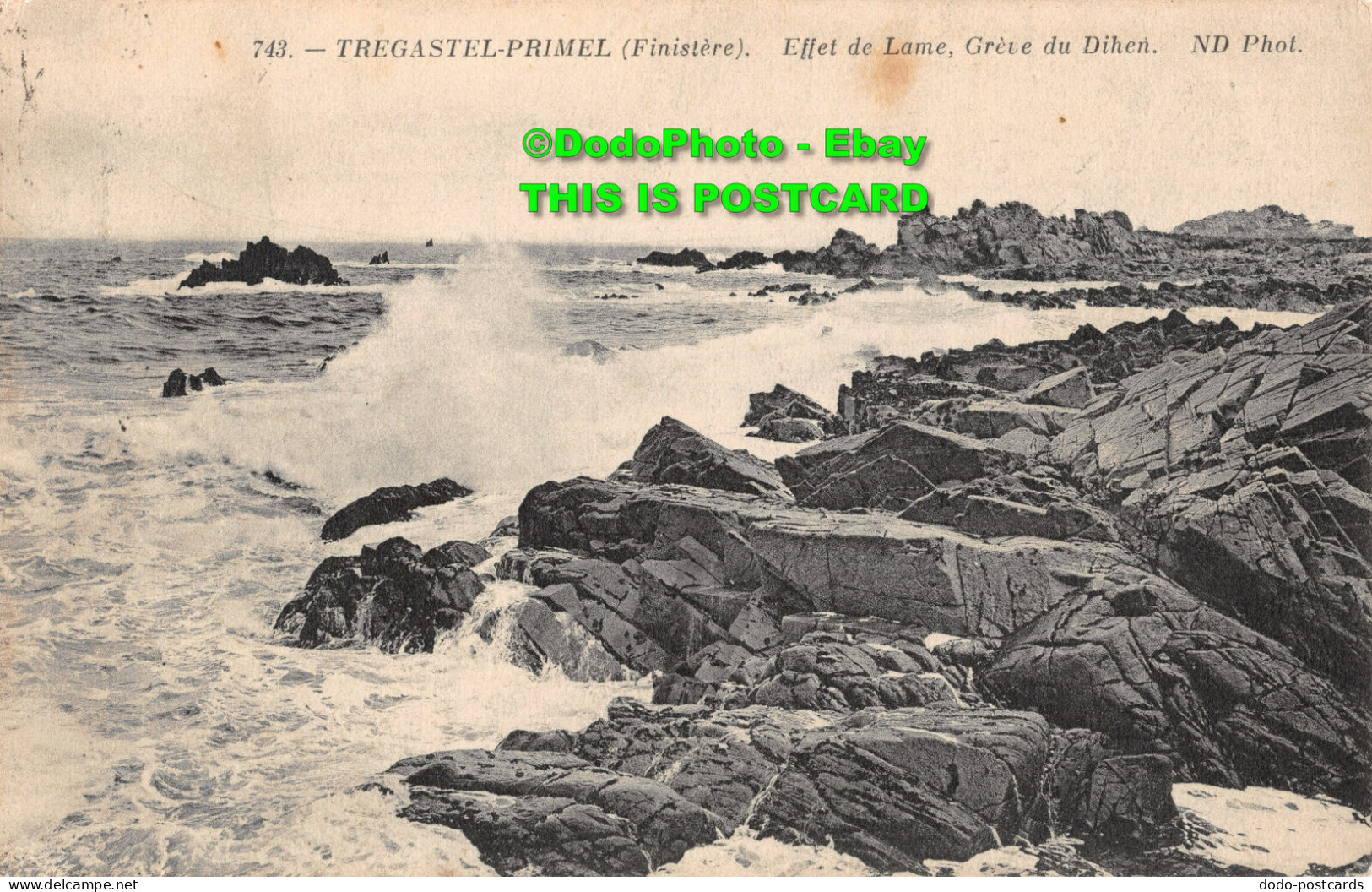 R425669 Tregastel Primel. Finistere. Effet De Lame Greve Du Dihen. ND. Phot - Monde