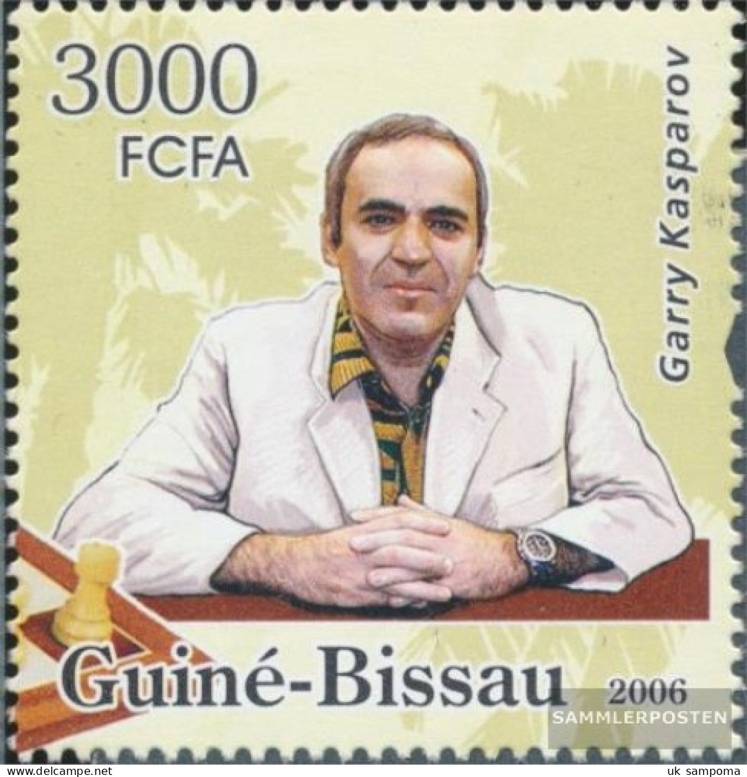 Guinea-Bissau 3459 (complete. Issue) Unmounted Mint / Never Hinged 2006 Chess Champion - Guinea-Bissau