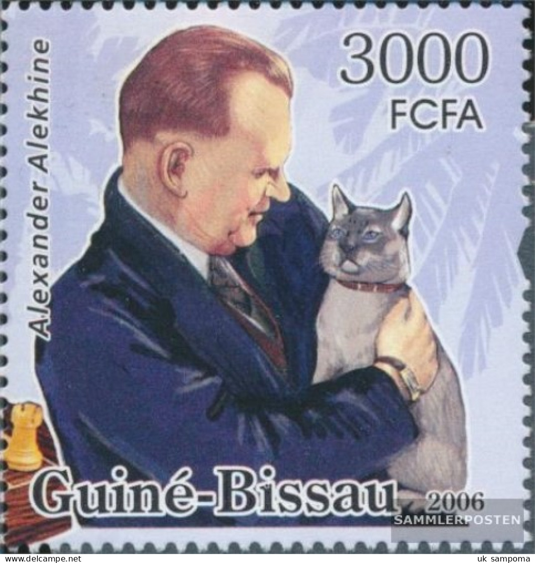 Guinea-Bissau 3458 (complete. Issue) Unmounted Mint / Never Hinged 2006 Chess Champion - Guinea-Bissau