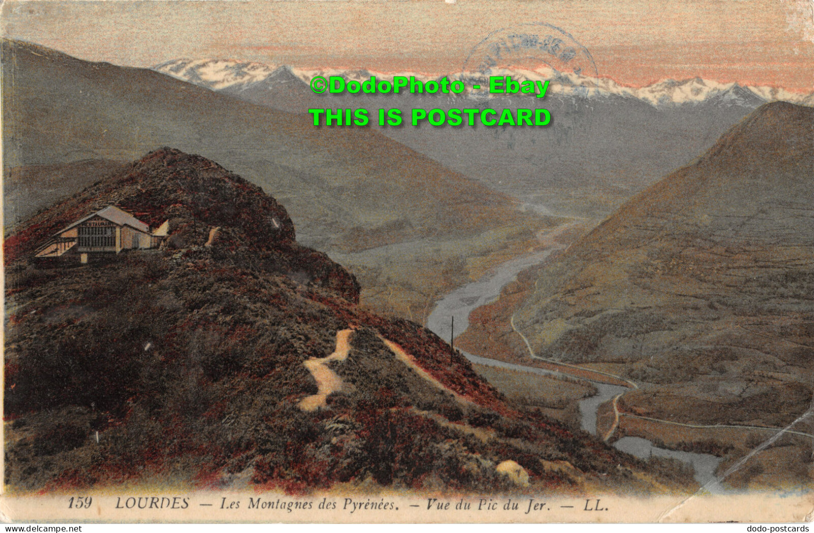 R426439 Lourdes. Les Montagnes Des Pyrenees. Vue Du Pic Du Jer. LL. 159. 1908 - Monde