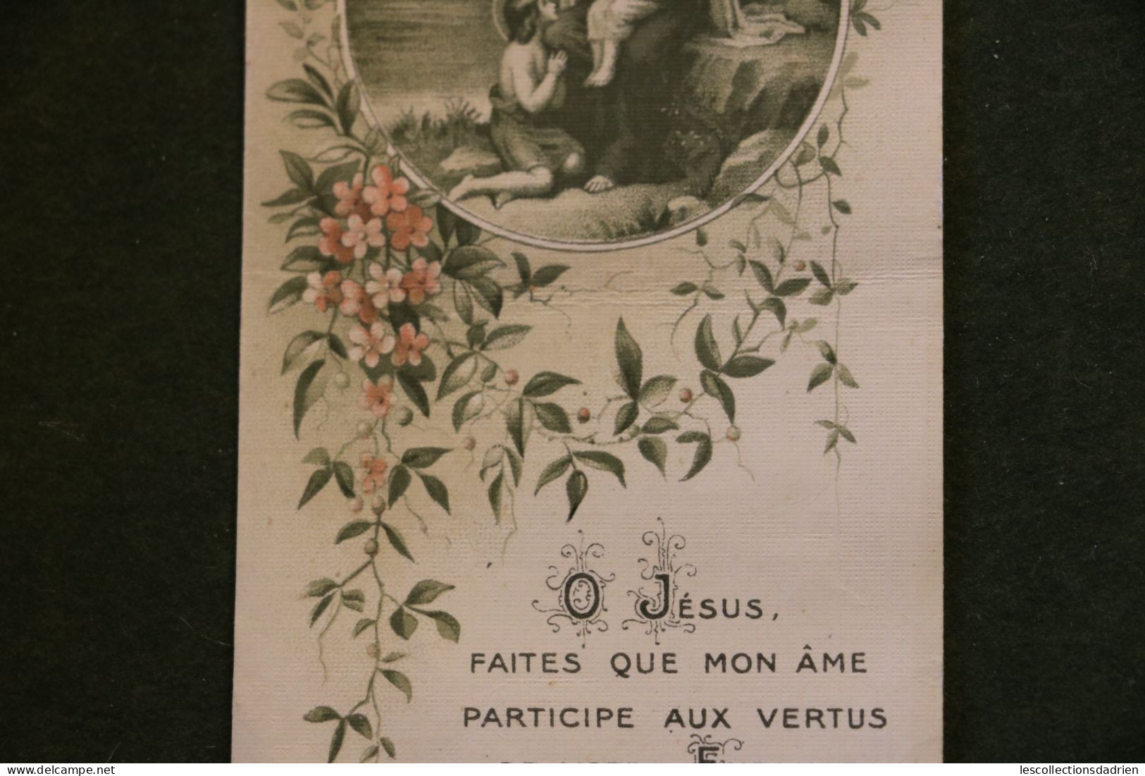 Image Religieuse - Jésus Faites Que Mon âme Participe Aux Vertus De Votre Enfance -  Holy Card - Images Religieuses