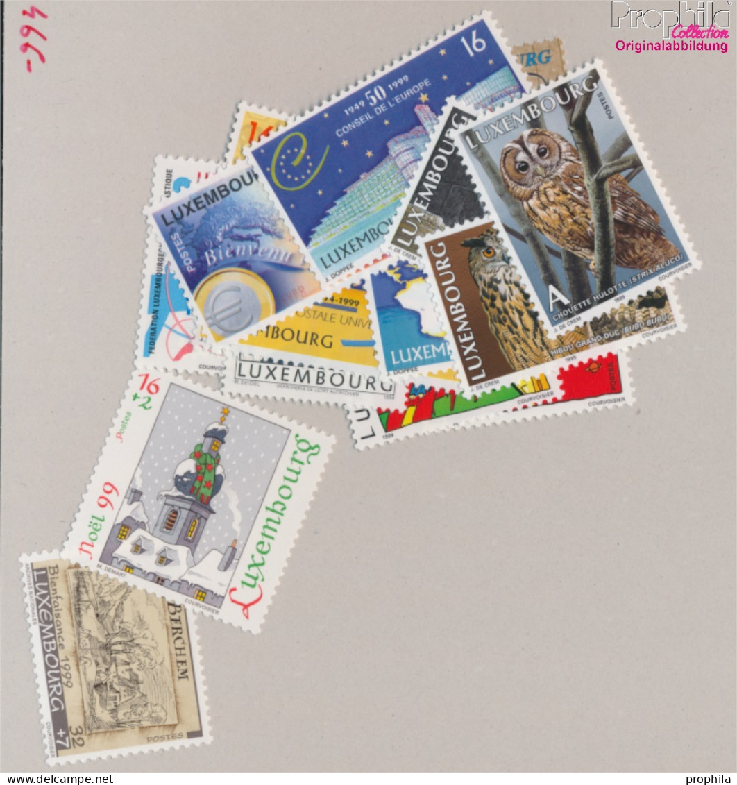 Luxemburg Postfrisch Eulen 1999 Eulen, Naturparks, NATO, Goethe U.a  (10368146 - Nuovi