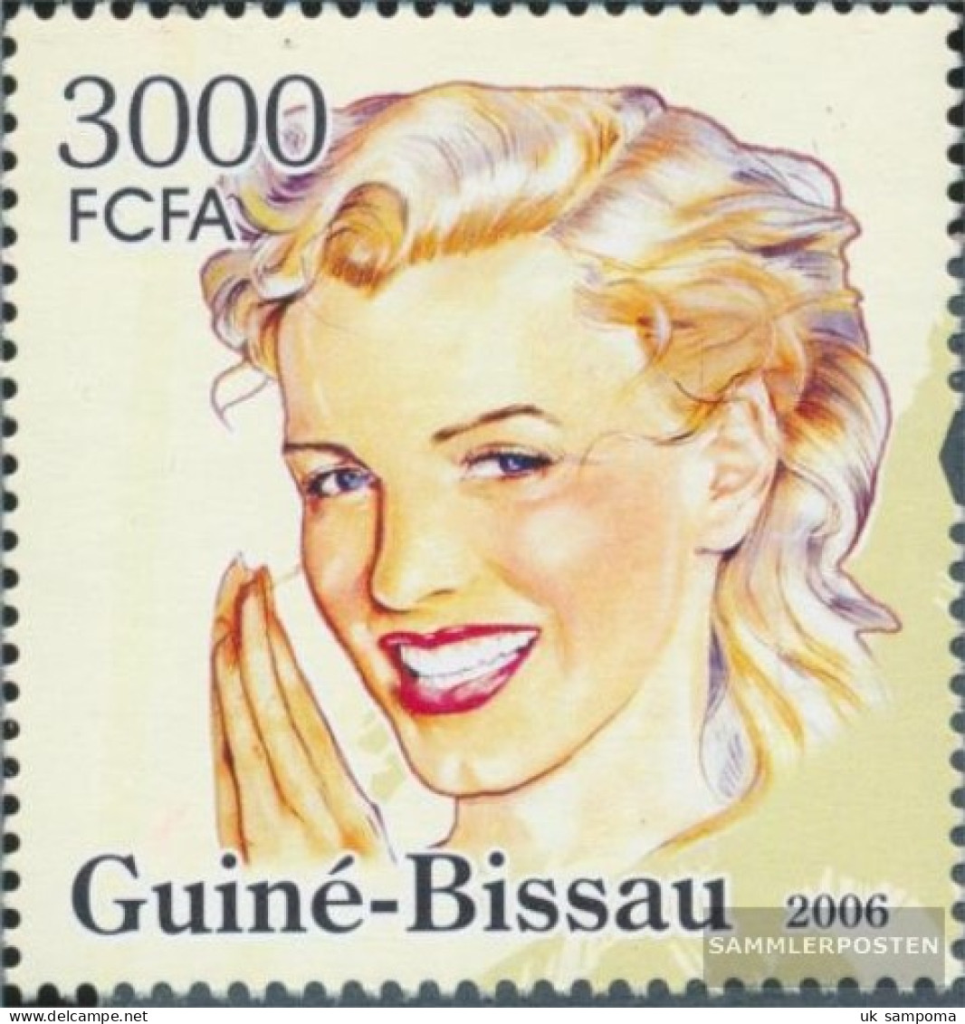 Guinea-Bissau 3430 (complete. Issue) Unmounted Mint / Never Hinged 2006 80. Birthday Marilyn Monroe - Guinea-Bissau