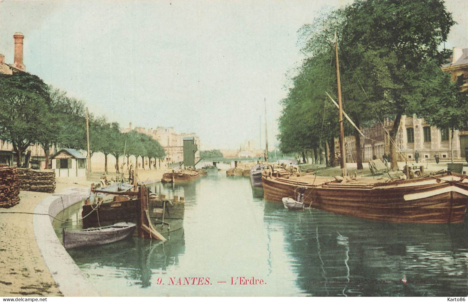 Nantes * Vue Sur L'erdre * Péniche Bateau Batellerie - Nantes