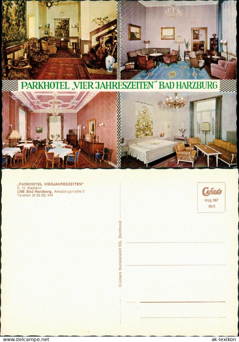 Bad Harzburg PARKHOTEL VIERJAHRESZEITEN Amsbergstraße 4 Ansichten 1965 - Bad Harzburg