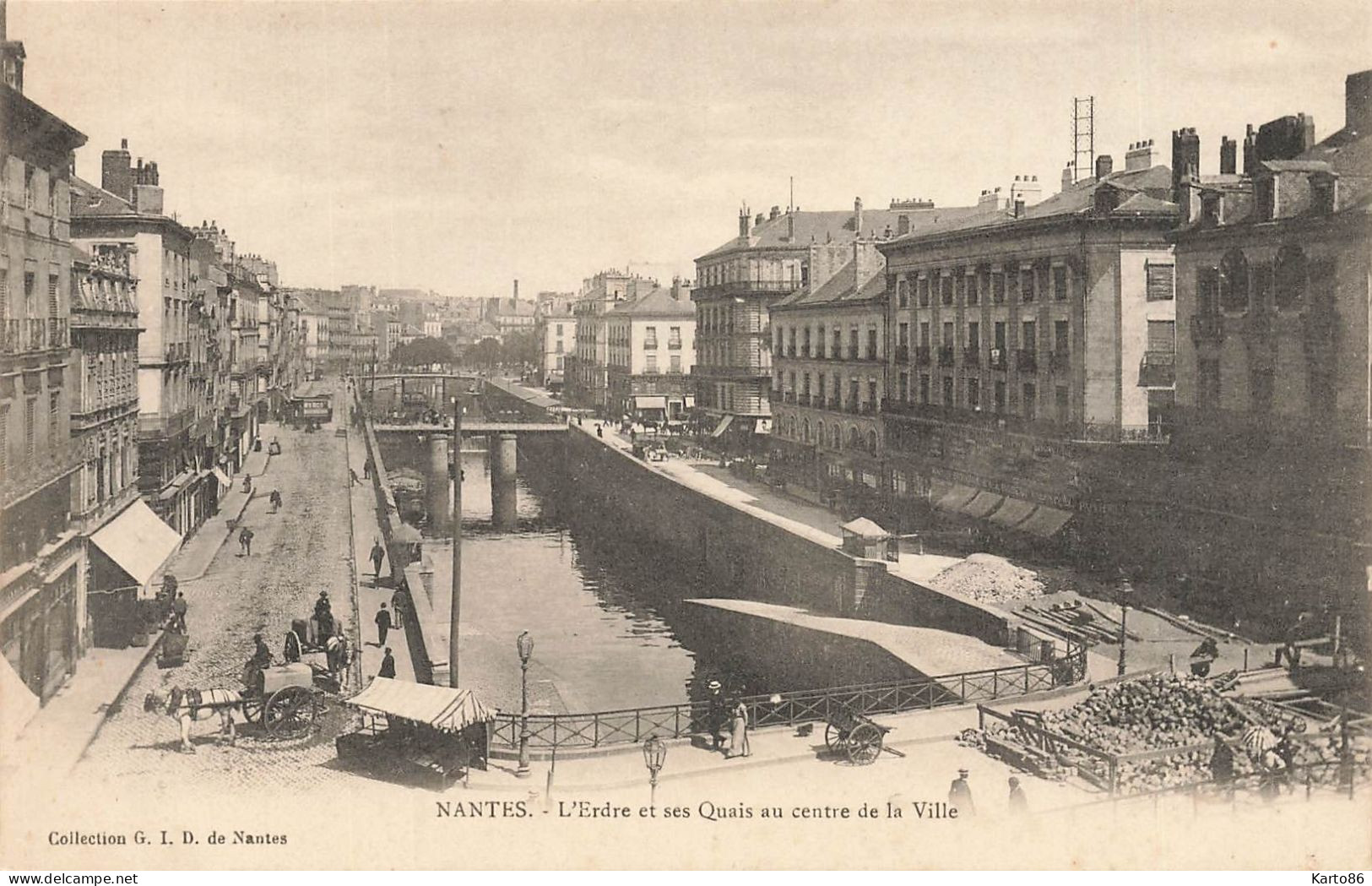 Nantes * L'erdre Et Ses Quais Au Centre Ville * Attelage - Nantes