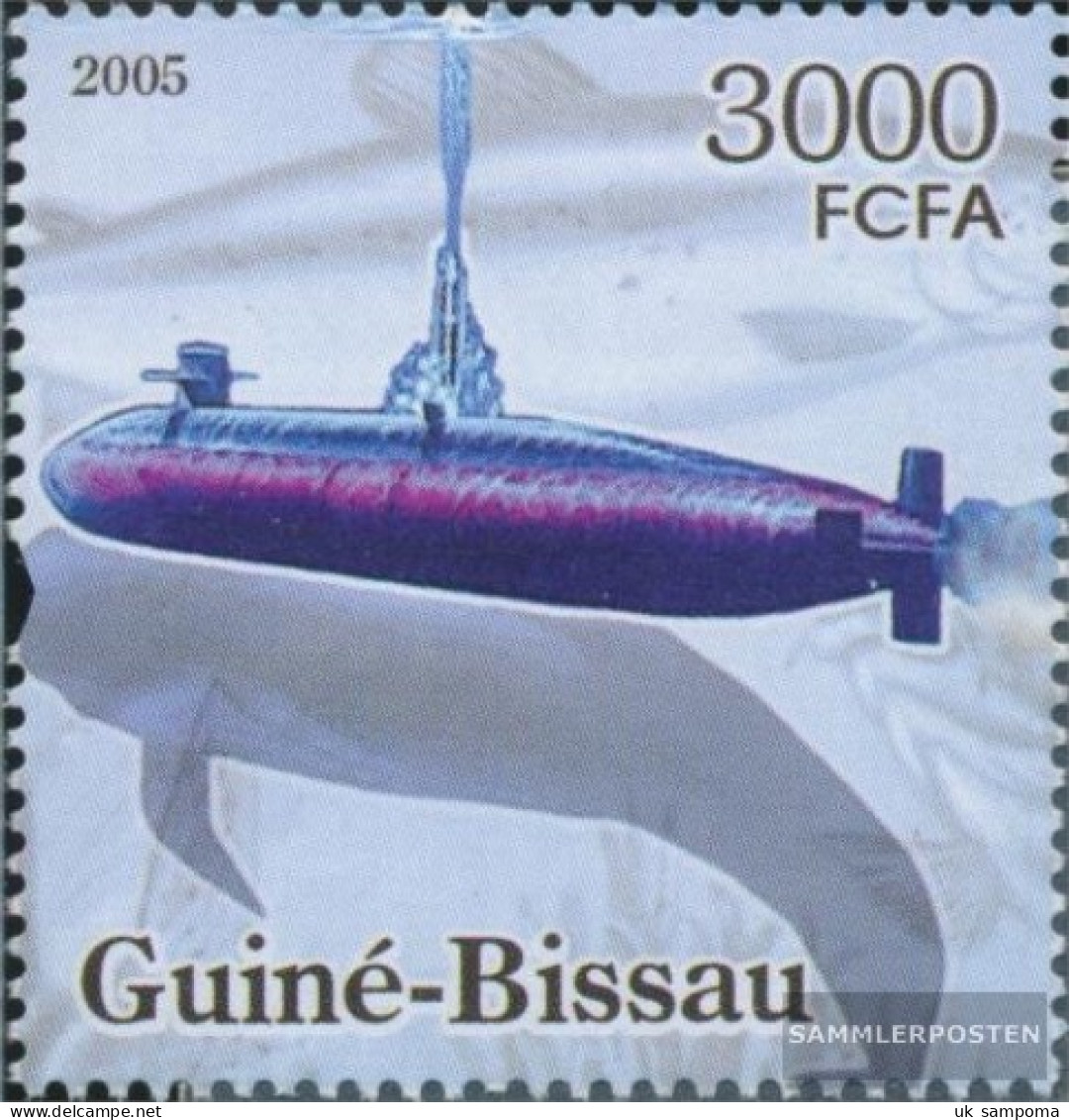 Guinea-Bissau 3303 (complete. Issue) Unmounted Mint / Never Hinged 2005 U-Boats, Seafood - Guinea-Bissau