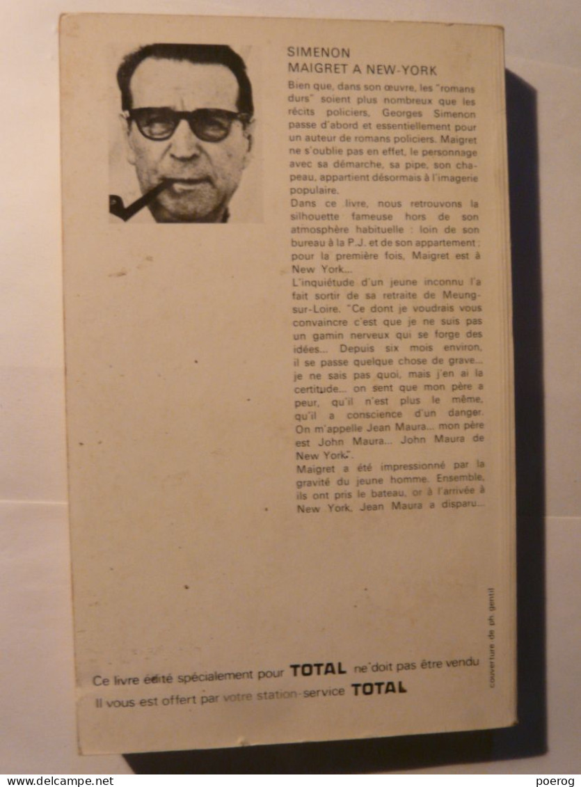 GEORGES SIMENON - MAIGRET A NEW YORK - PRESSES POCKET - TOTAL G - 1972 - Historique