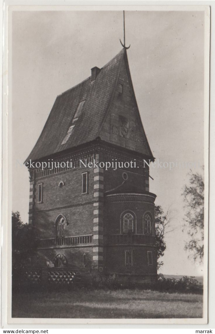 Labūnava, Kėdainiai, Dvaro Bokštas, Apie 1930 M. Fotografija - Litouwen