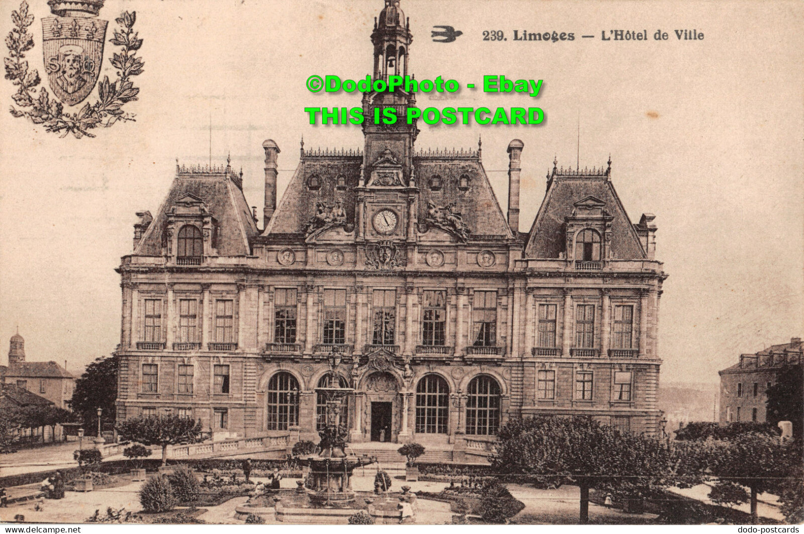 R426467 Limoges. L Hotel De Ville. 1929 - Monde