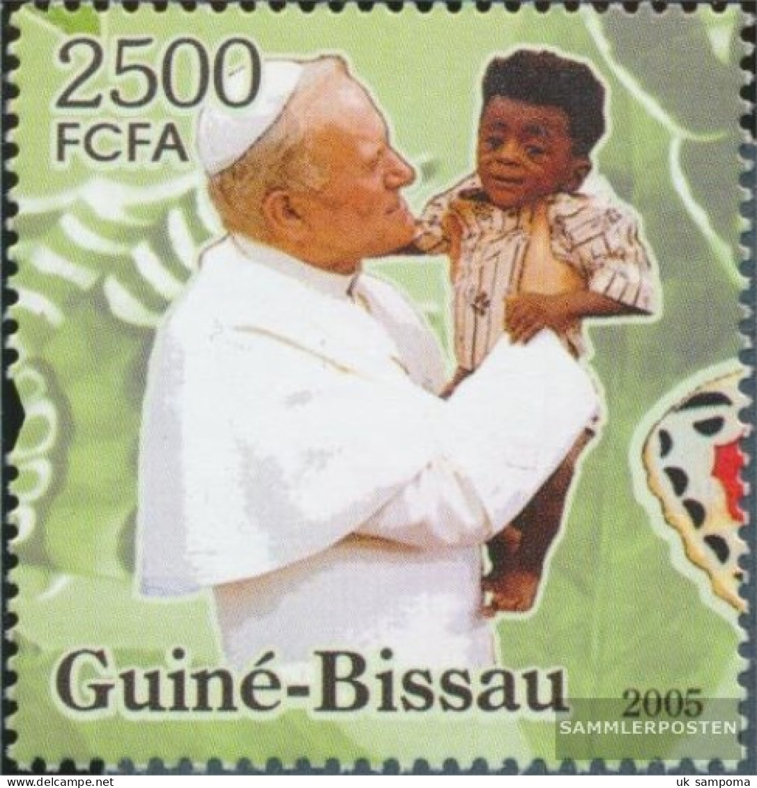 Guinea-Bissau 3208 (complete. Issue) Unmounted Mint / Never Hinged 2005 Afrikareise Of Pope - Guinea-Bissau