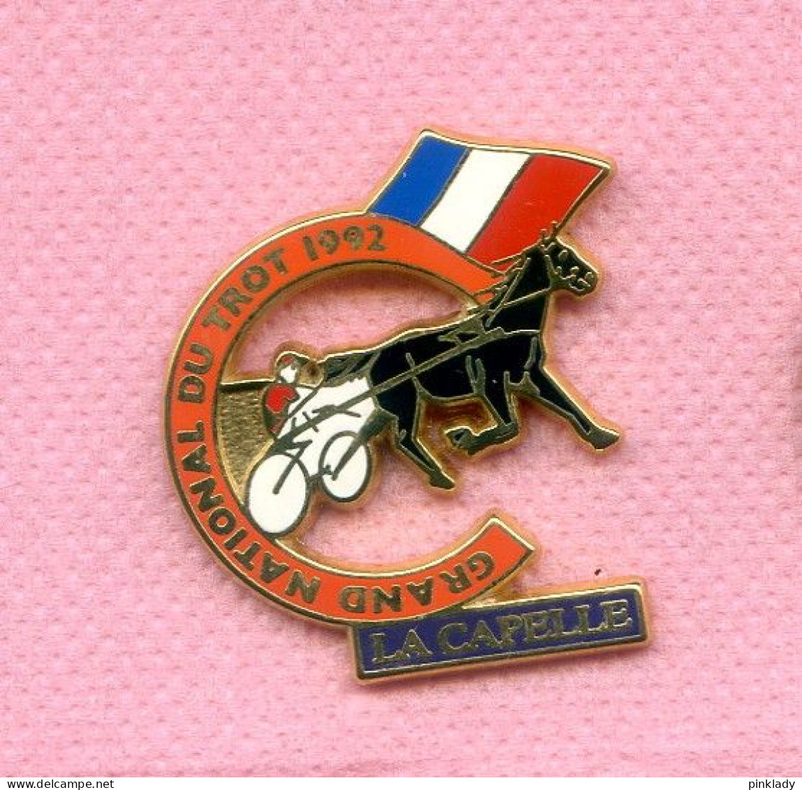 Superbe Pins Cheval Course Hippique Gnt 1992 La Capelle Zamac Starpins I618 - Other & Unclassified