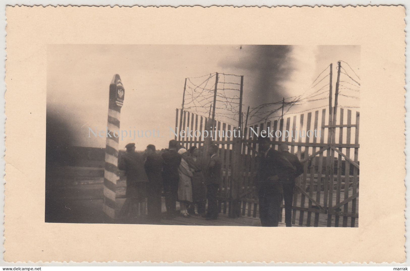 Perloja, Varėna, Pasienio Punktas, Apie 1930 M. Fotografija - Lithuania