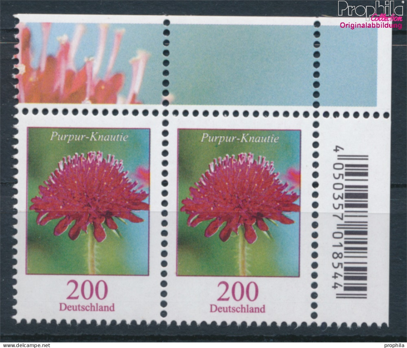 BRD 3556wP Waagerechtes Paar (kompl.Ausg.) Postfrisch 2020 Blumen (10368898 - Unused Stamps