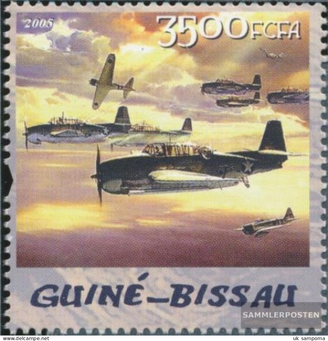 Guinea-Bissau 3099 (complete. Issue) Unmounted Mint / Never Hinged 2005 Aircraft & Jules Verne - Guinea-Bissau