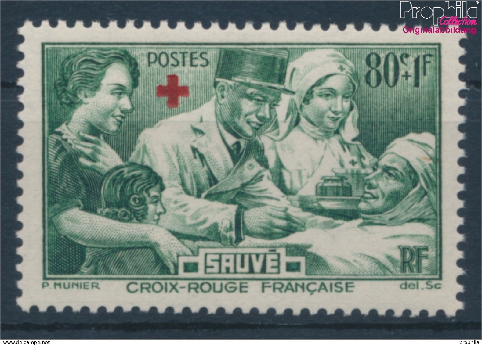 Frankreich 471 Postfrisch 1940 Rotes Kreuz (10387488 - Neufs