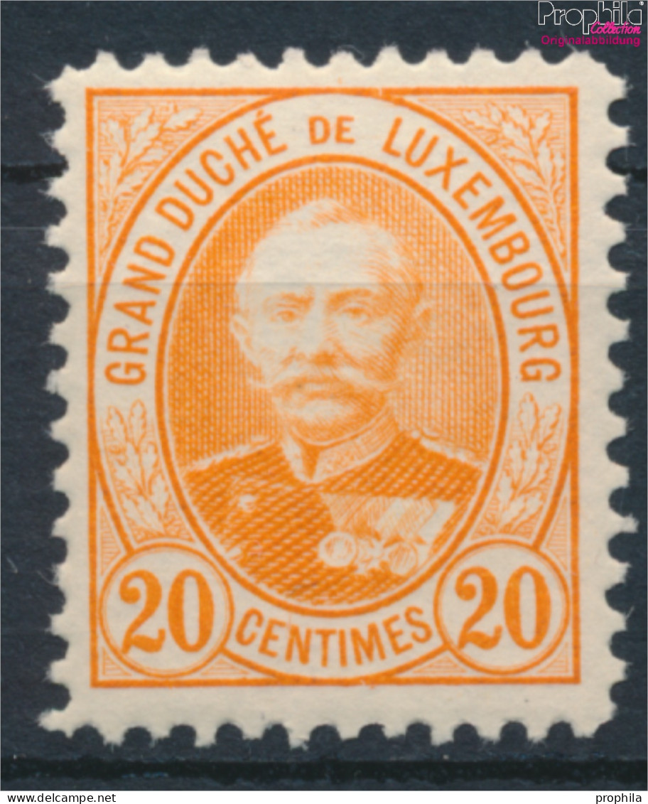 Luxemburg 59D Postfrisch 1891 Adolf (10368827 - 1891 Adolphe Voorzijde