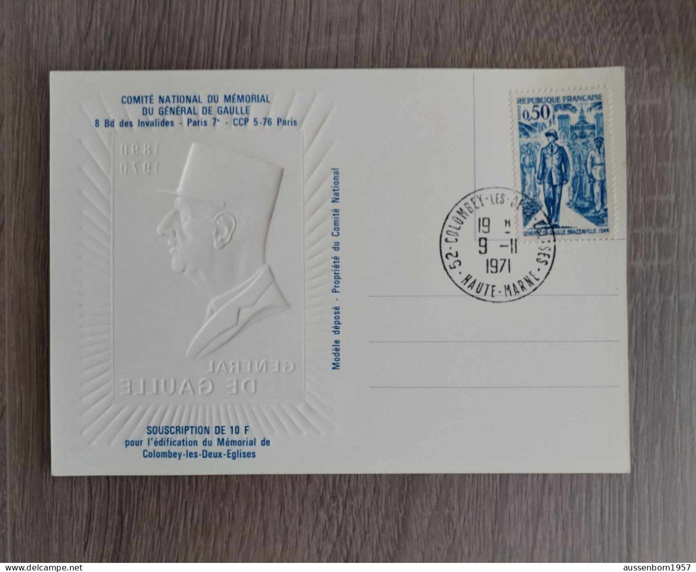 Feuillets Appel Général De Gaulle : Série Complète Des 3 Oblitérations : Image En Or 24 Carats - Souvenir Blocks & Sheetlets