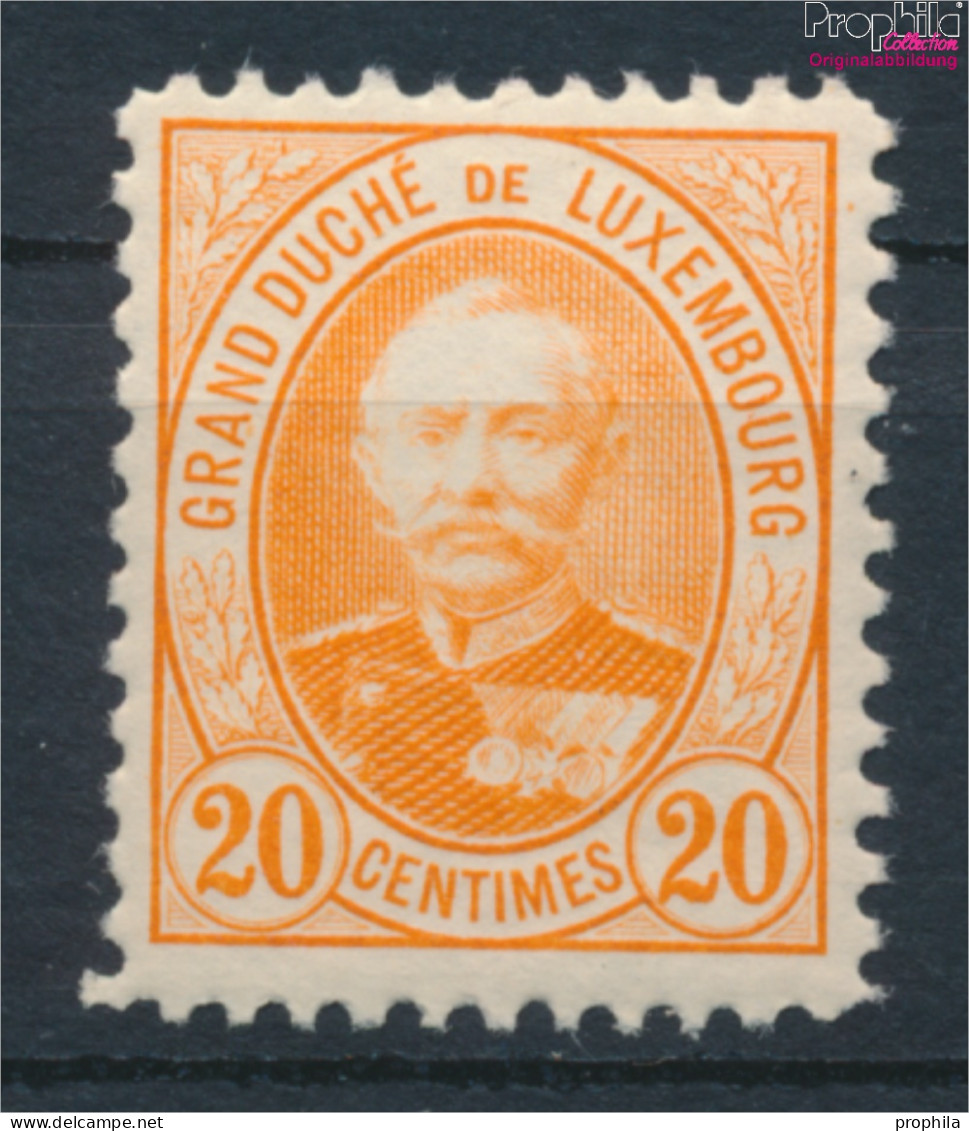 Luxemburg 59D Postfrisch 1891 Adolf (10368828 - 1891 Adolphe Front Side