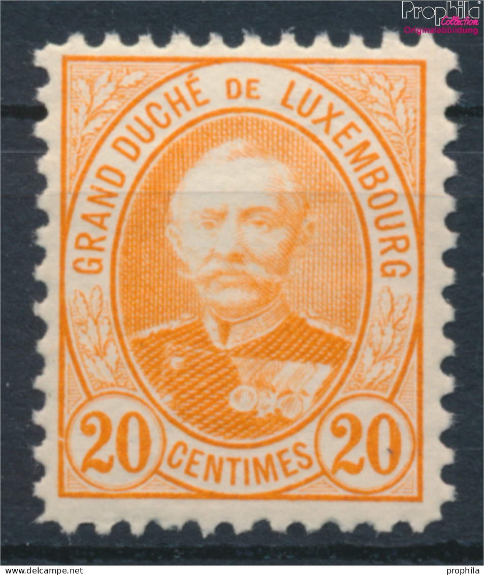 Luxemburg 59D Postfrisch 1891 Adolf (10368829 - 1891 Adolphe Voorzijde
