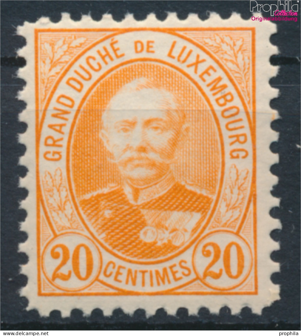 Luxemburg 59D Postfrisch 1891 Adolf (10368830 - 1891 Adolphe Front Side