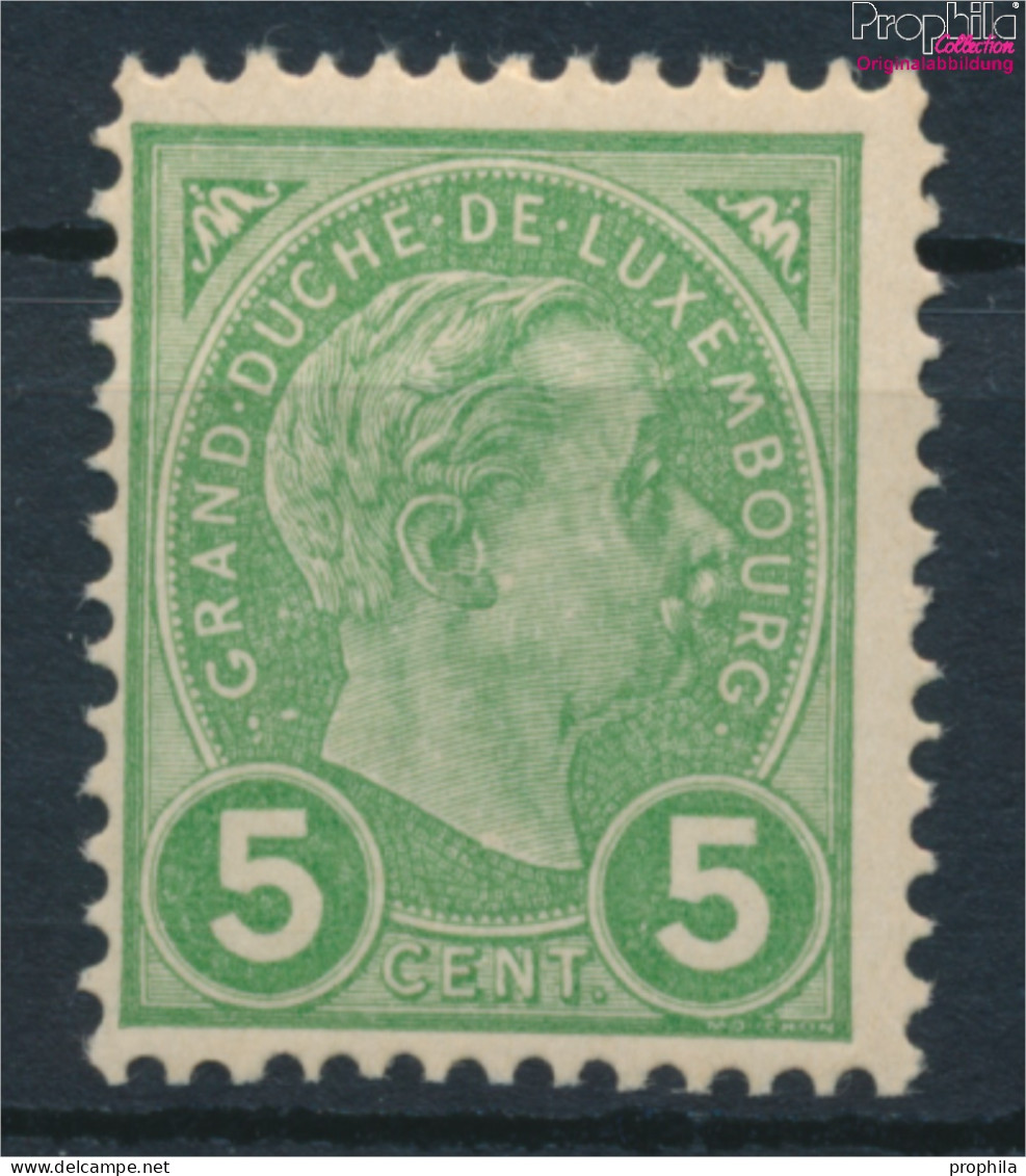 Luxemburg 70 Postfrisch 1895 Adolf (10368671 - 1895 Adolphe Right-hand Side