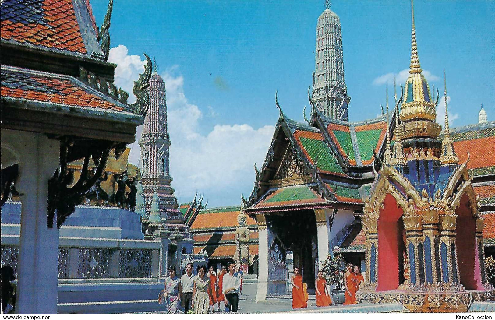 Bangkok, Emerald Buddha Temple, Wat Phra Keo, Gelaufen - Thaïlande