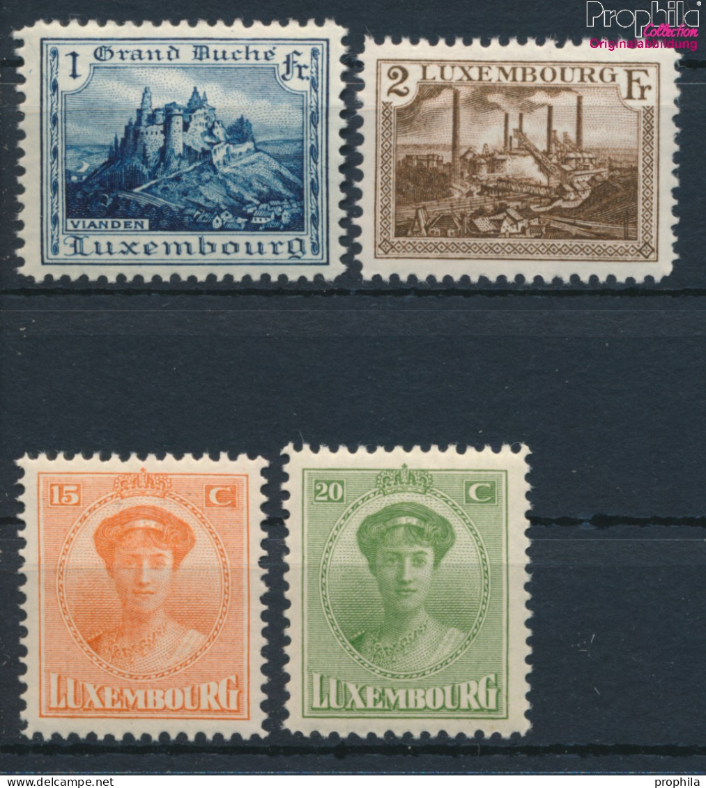 Luxemburg 161-164 (kompl.Ausg.) Postfrisch 1925 Charlotte Und Landschaften (10368682 - Nuevos