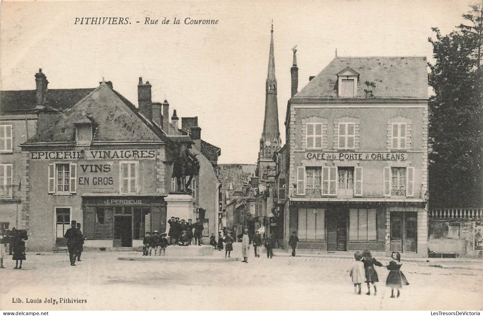FRANCE - Pithiviers - Route De La Couronne - Animé - Carte Postale Ancienne - Pithiviers
