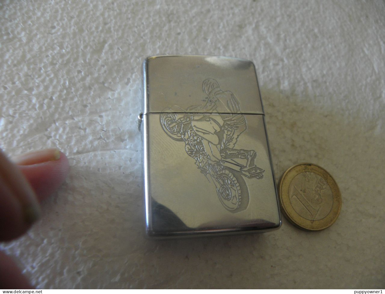 Vintage Rare Briquet à Essence ZIPPO Motocross Fait Au Usa - Zippo