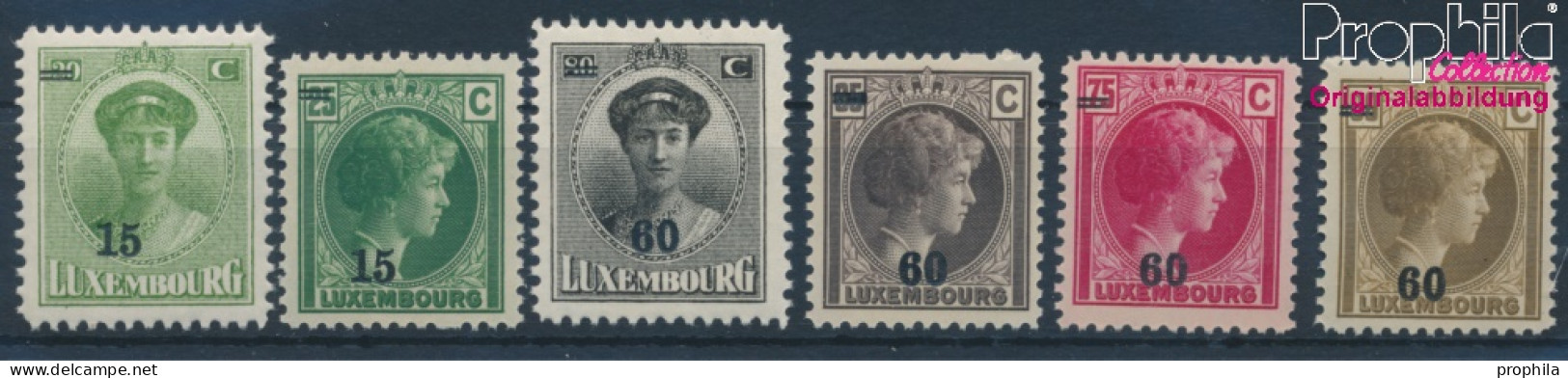 Luxemburg 199-204 (kompl.Ausg.) Postfrisch 1928 Aufdruckausgabe (10363342 - Ongebruikt