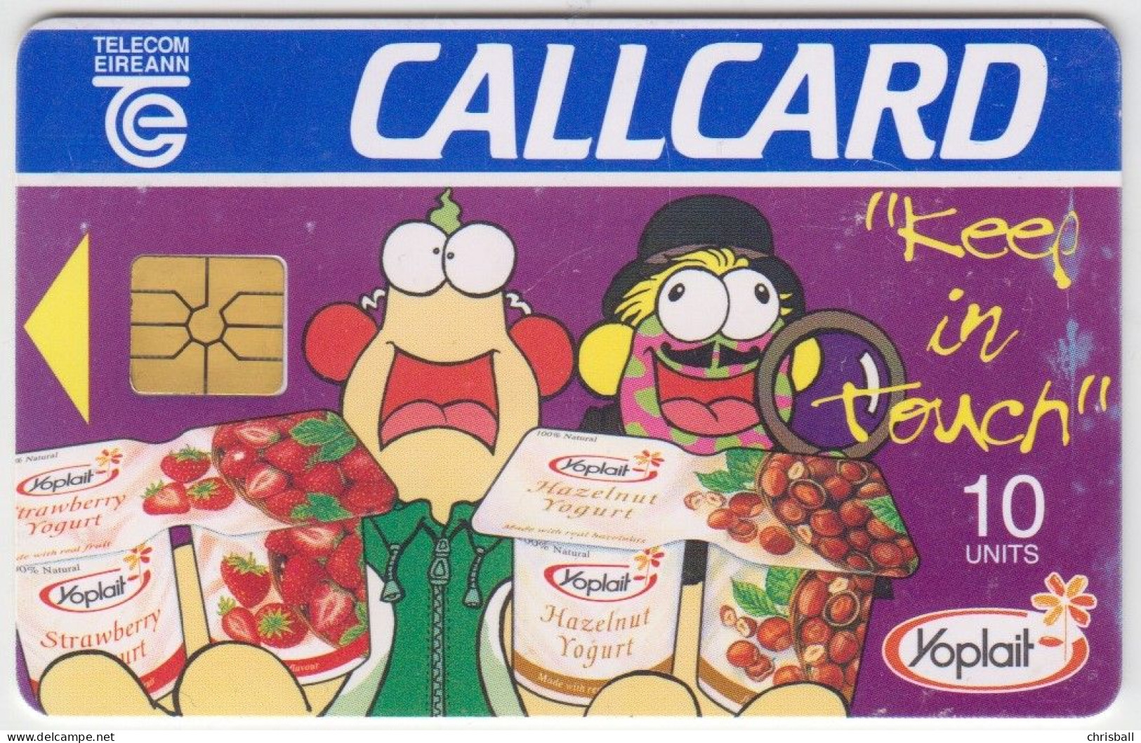 Ireland  Callcard Phonecard - Yoplait Keep In Touch -  (Chip GEM) - Ierland