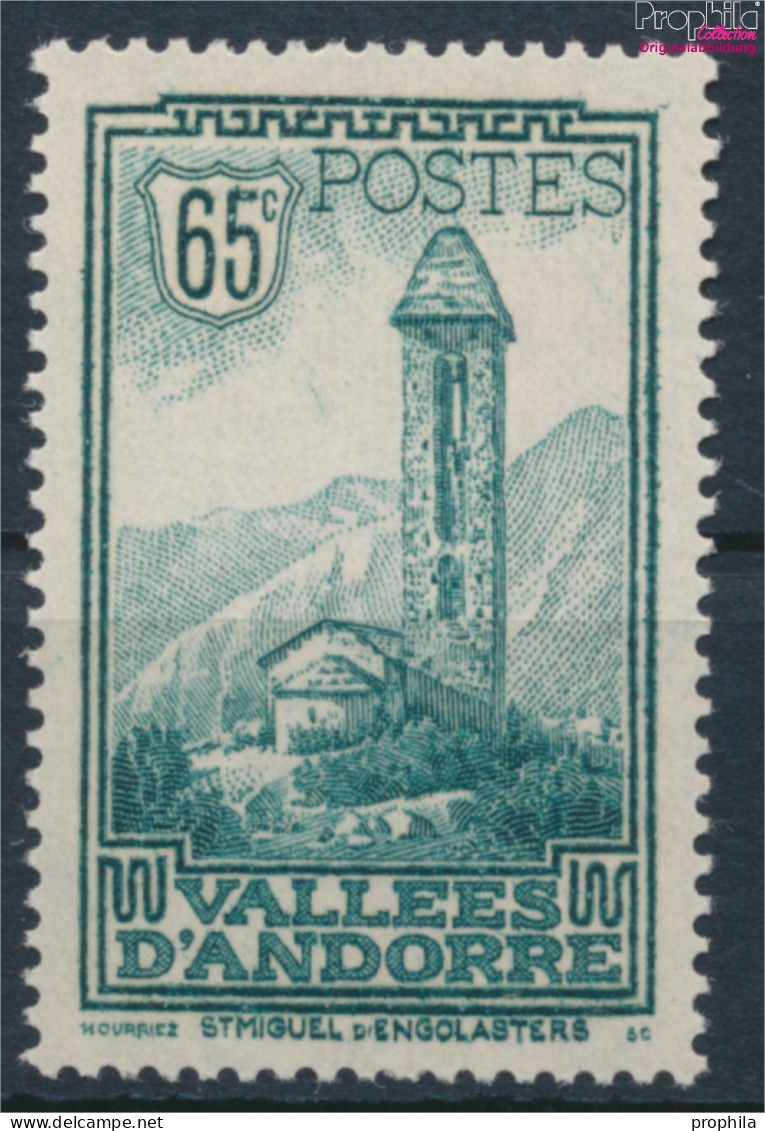 Andorra - Französische Post 36 Postfrisch 1932 Landschaften (10368774 - Nuovi