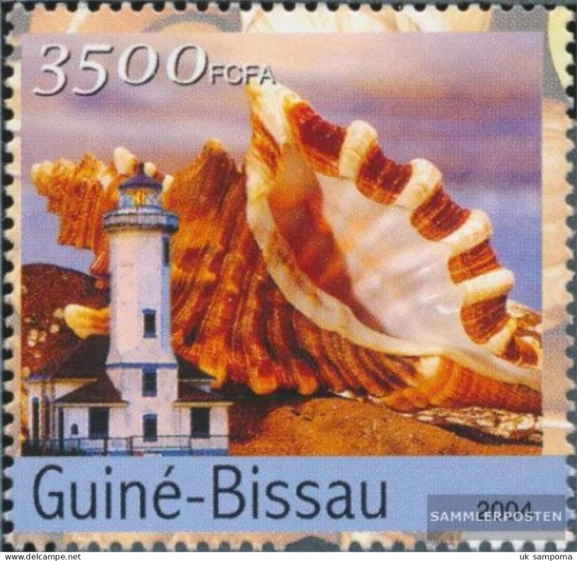 Guinea-Bissau 2803 (complete. Issue) Unmounted Mint / Never Hinged 2004 Mussels And Lighthouses - Guinea-Bissau