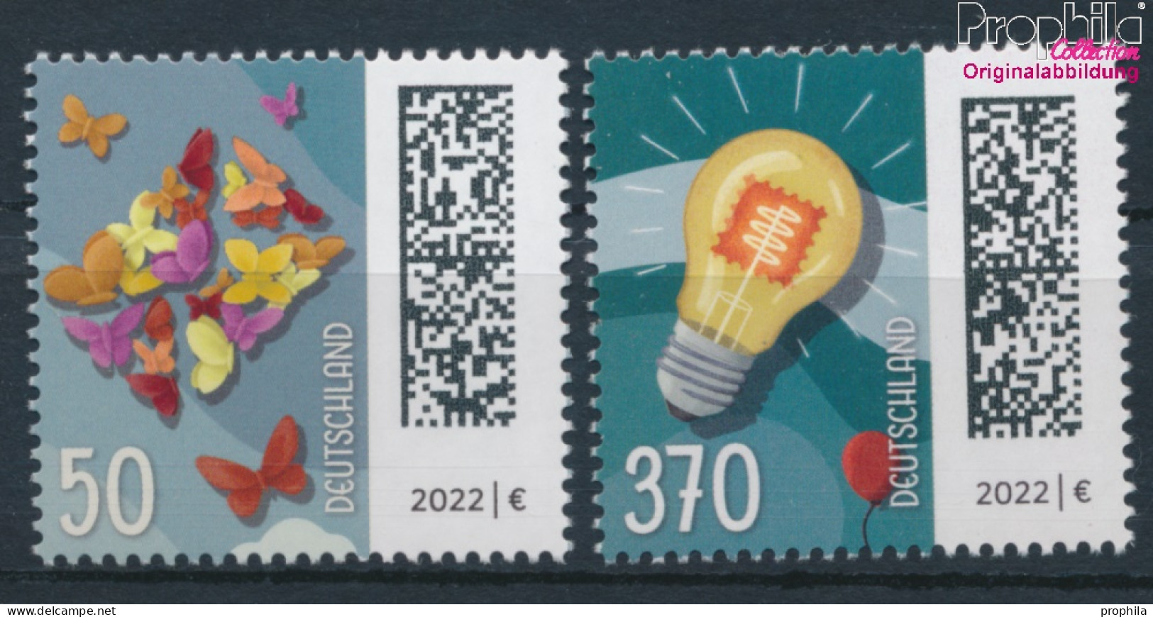 BRD 3714-3715 (kompl.Ausg.) Postfrisch 2022 Welt Der Briefe (10368932 - Unused Stamps