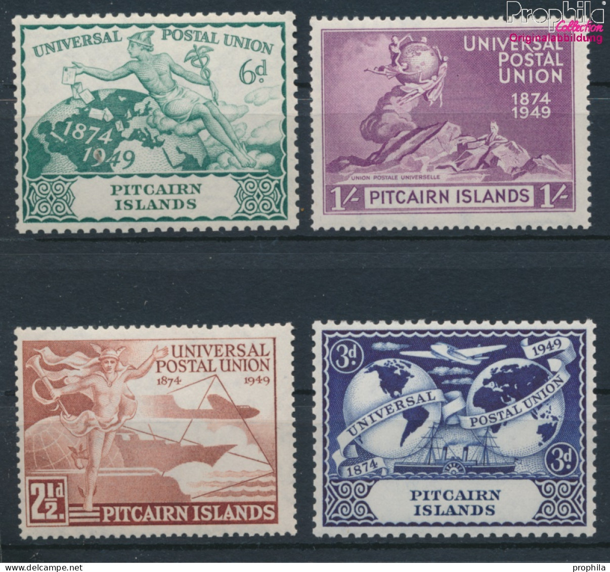 Pitcairn 15-18 (kompl.Ausg.) Postfrisch 1949 Weltpostverein (10368482 - Pitcairn